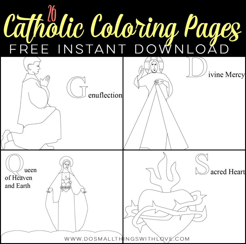 abc catholic coloring pages - photo #7