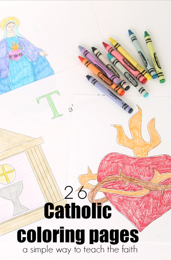 abc catholic coloring pages - photo #16
