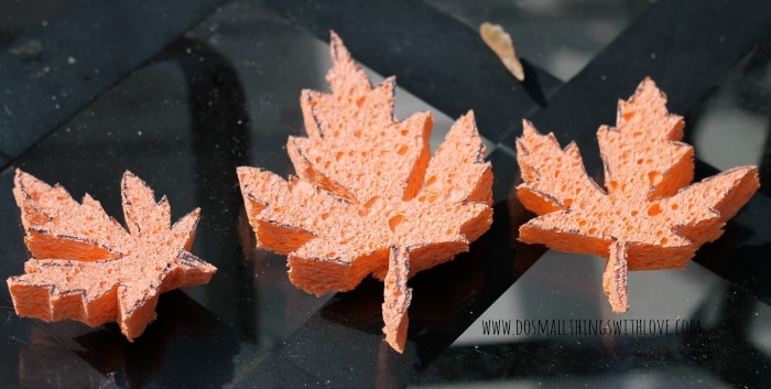 leaf sponge stamping 1